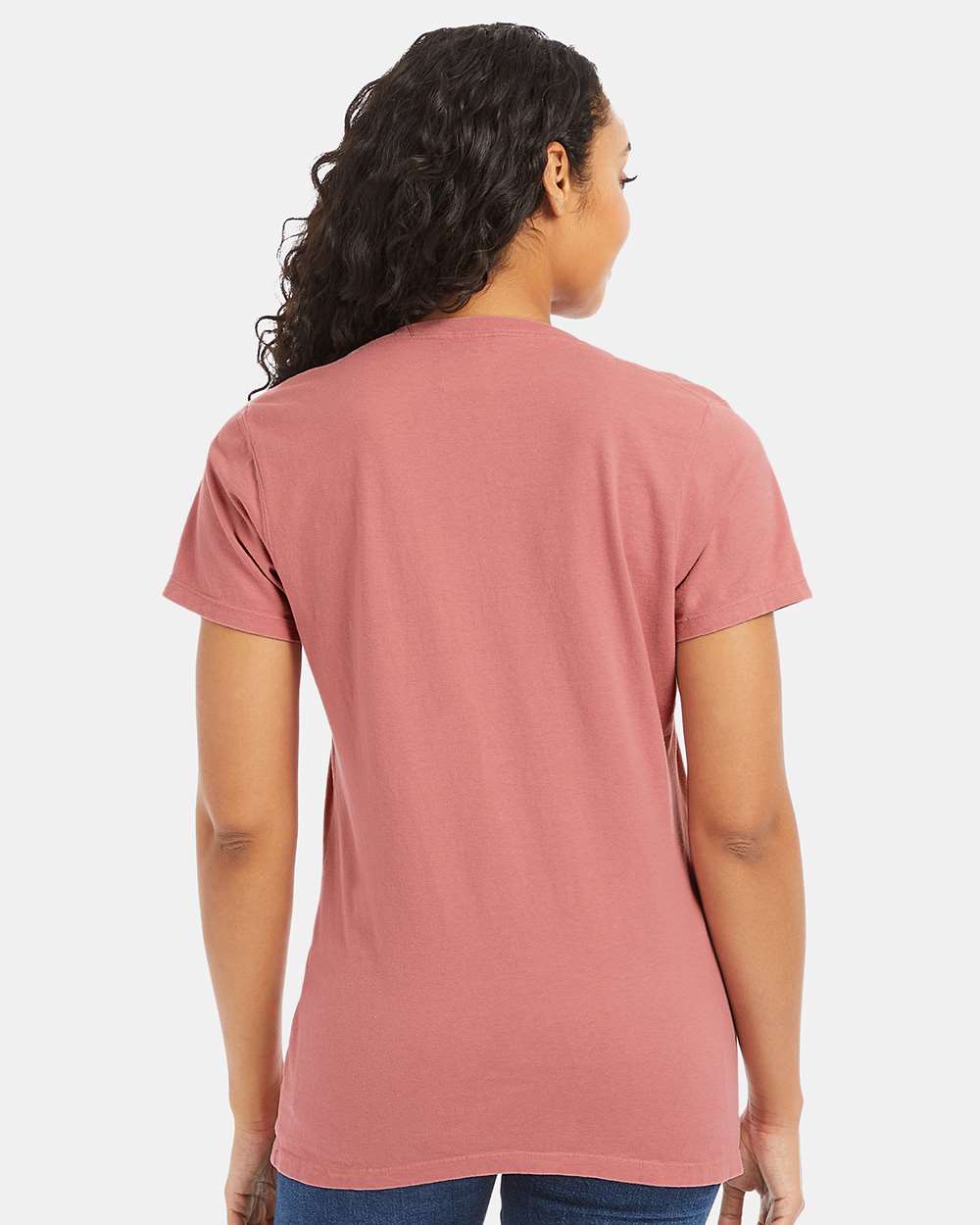 Women's Garment-Dyed V-Neck T-Shirt