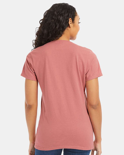 Women's Garment-Dyed V-Neck T-Shirt