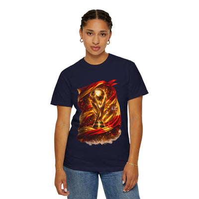 Spain Football World Cup 2026 'Resplandor Eterno' Shrouded Trophy | Premium Graphic Tee