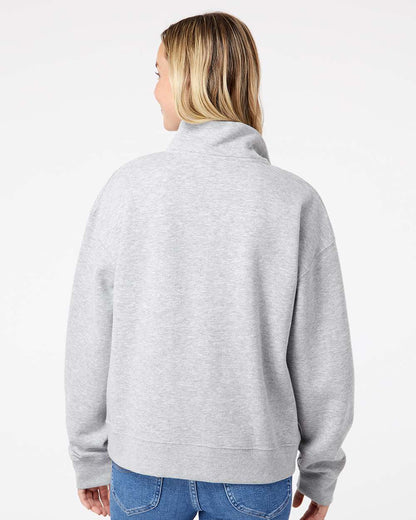 Women's Sueded Fleece Quarter-Zip Sweatshirt