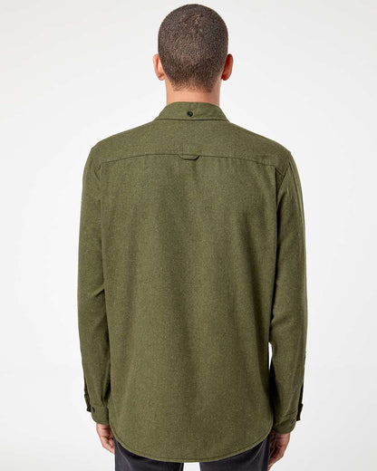 Men's Solid Flannel Shirt