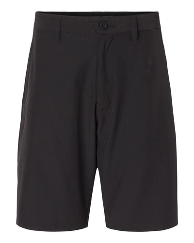Burnside Men's World Core II Stretch Hybrid Quick Drying Modern Fit Short, Black 18, 36