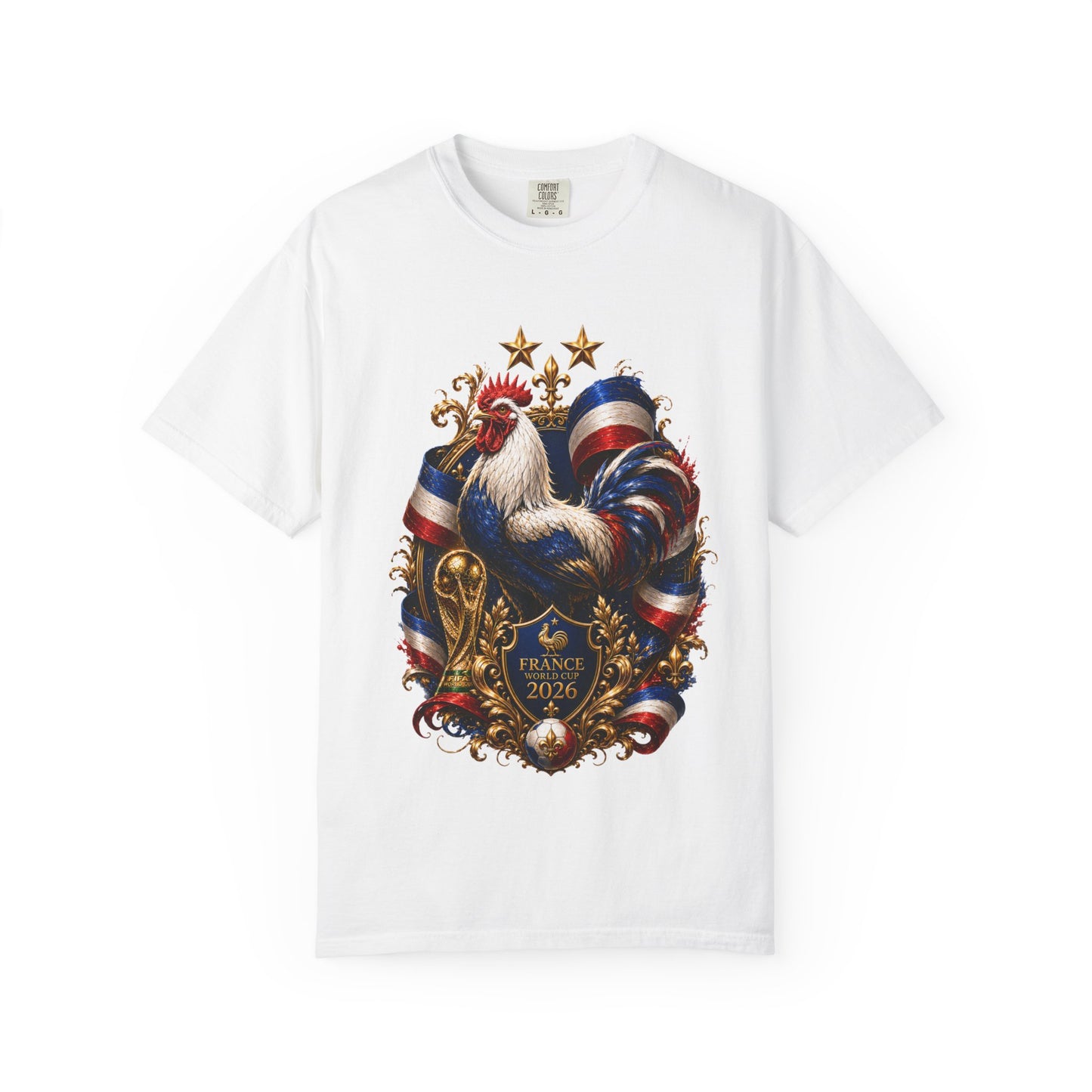 France Football World Cup 2026 Sovereign Gallic Rooster – Triumph Shield | Premium Graphic Tee