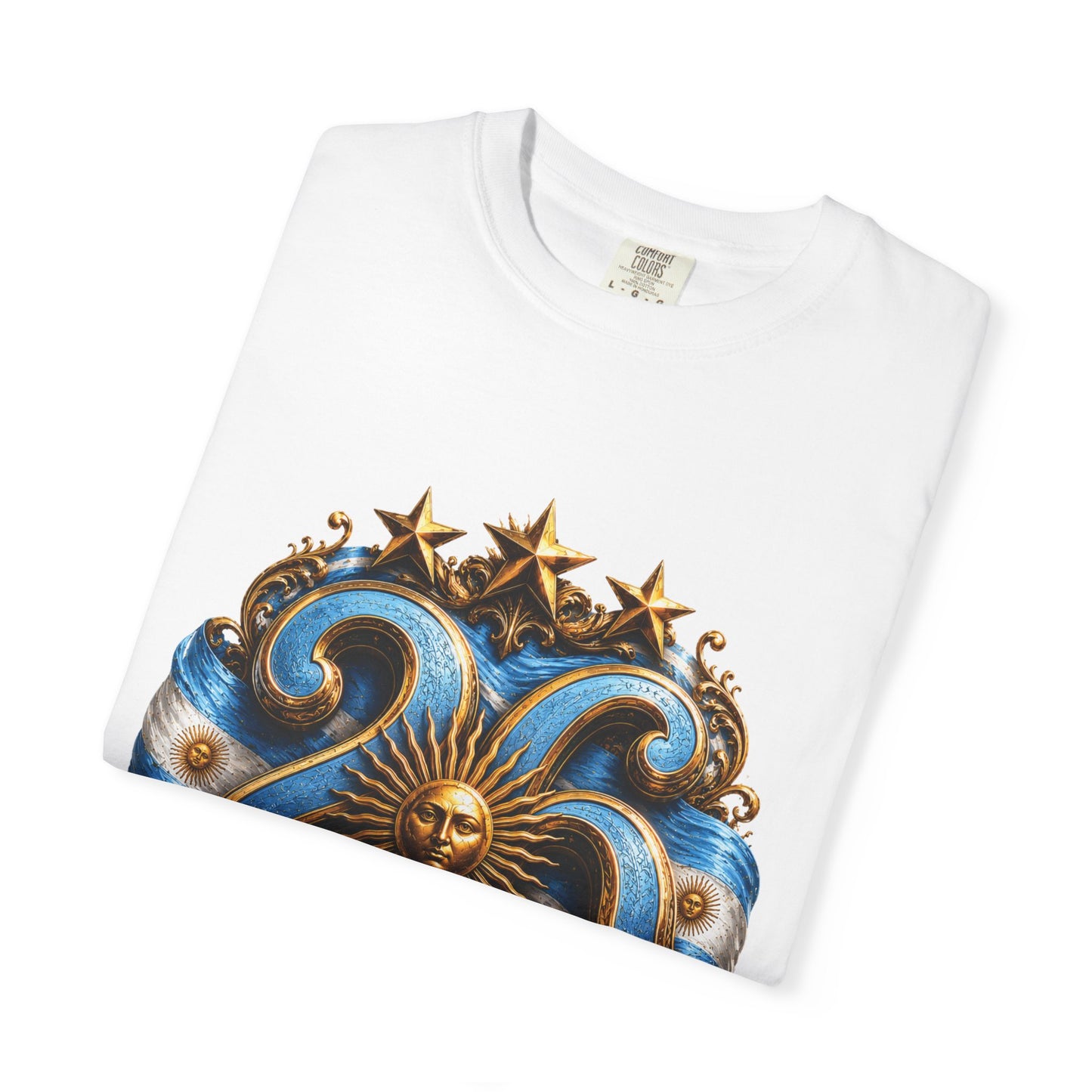Argentina Football World Cup 2026 Celestial Monogram – Imperial Glory | Premium Summer Tee