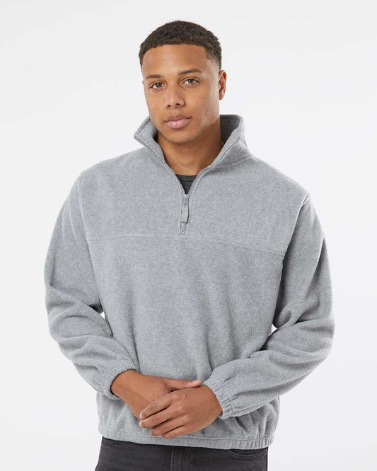 Men's Polar Fleece Quarter-Zip Pullover
