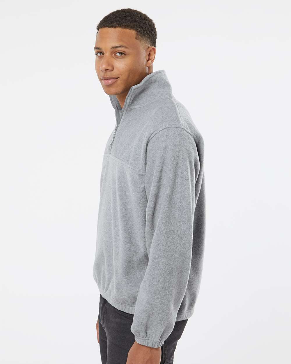 Men's Polar Fleece Quarter-Zip Pullover