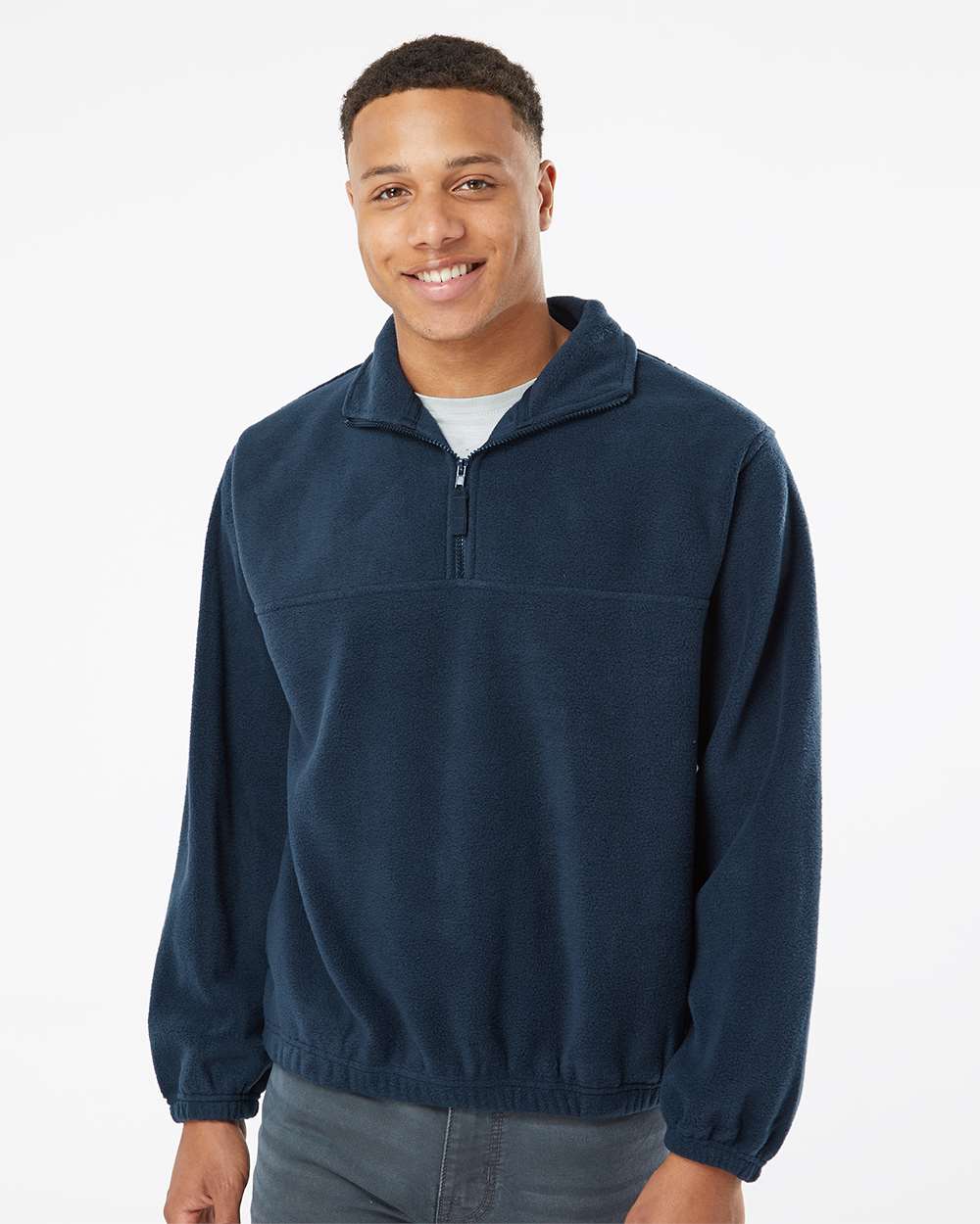 Men's Polar Fleece Quarter-Zip Pullover