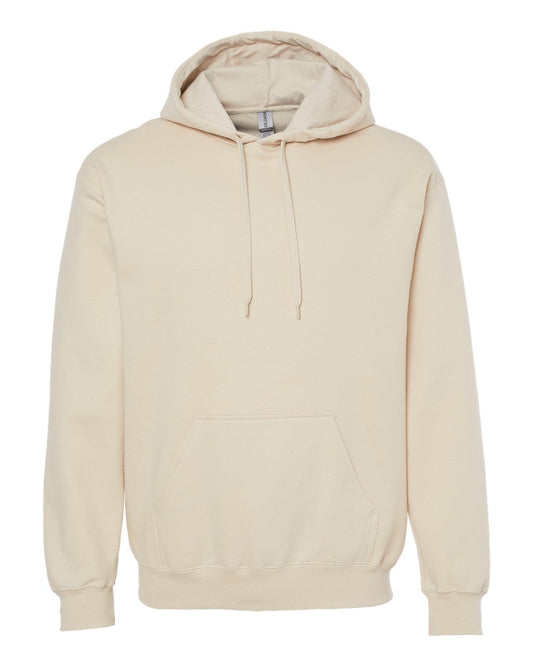 Gildan Unisex Adult Softstyle Fleece Midweight Hoodie (XL) (Sand)