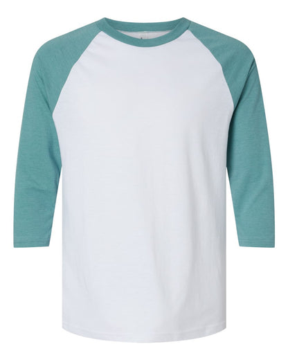 American Apparel 2003CVC CVC Three-Quarter Sleeve Tee