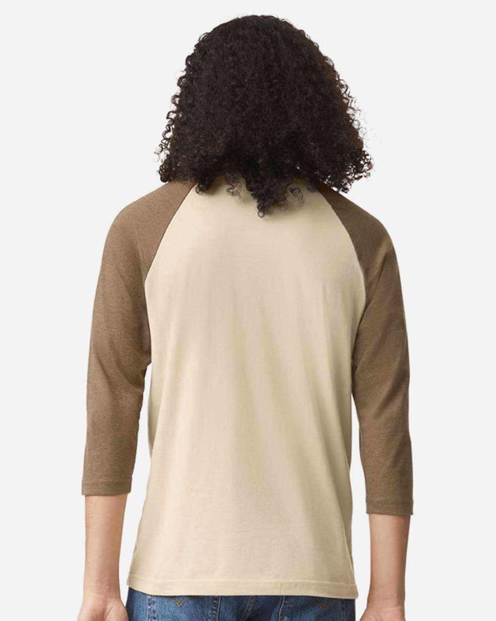 Unisex CVC Three-Quarter Sleeve Tee