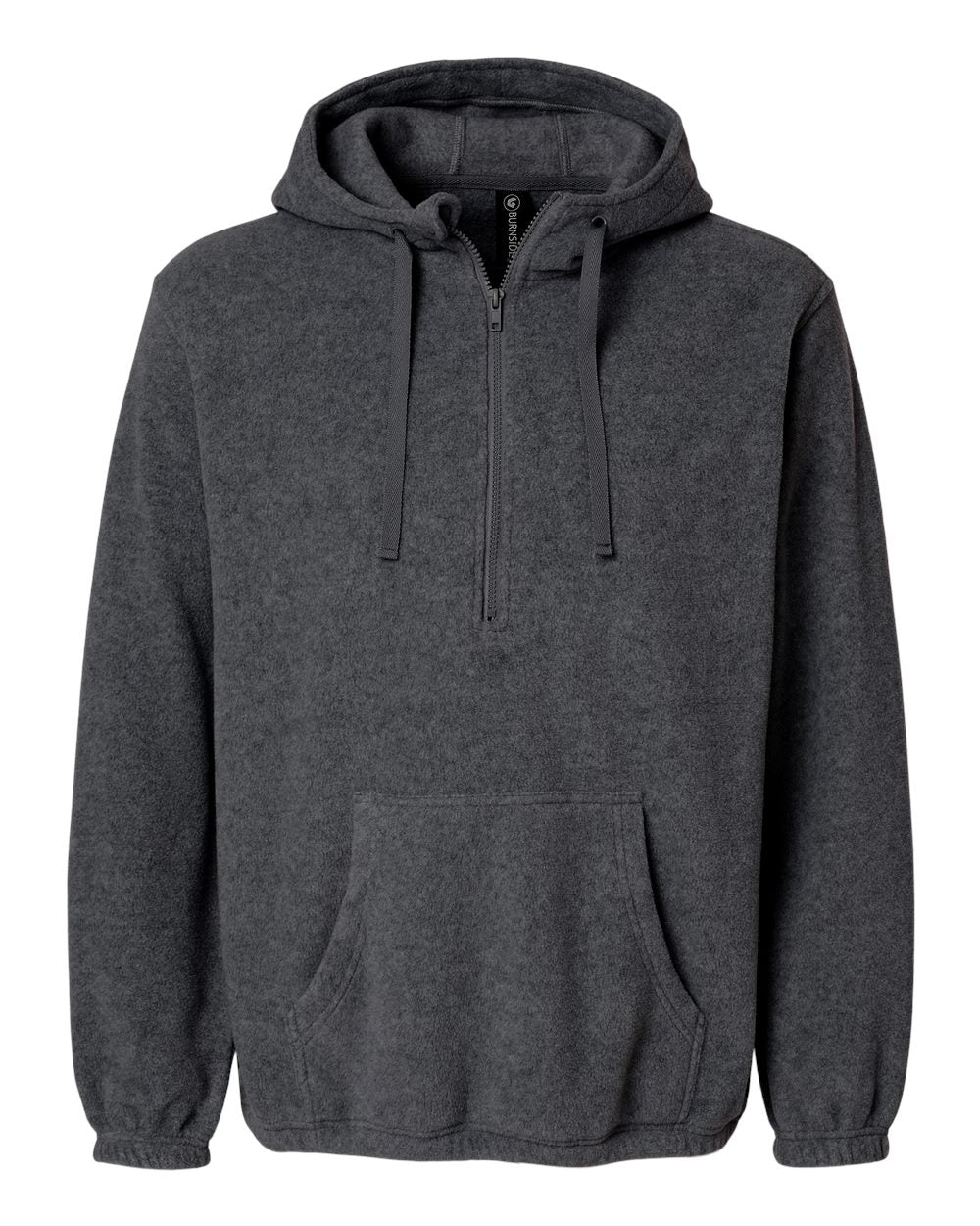 Burnside 3600 Polar Fleece Quarter-Zip Hooded Pullover