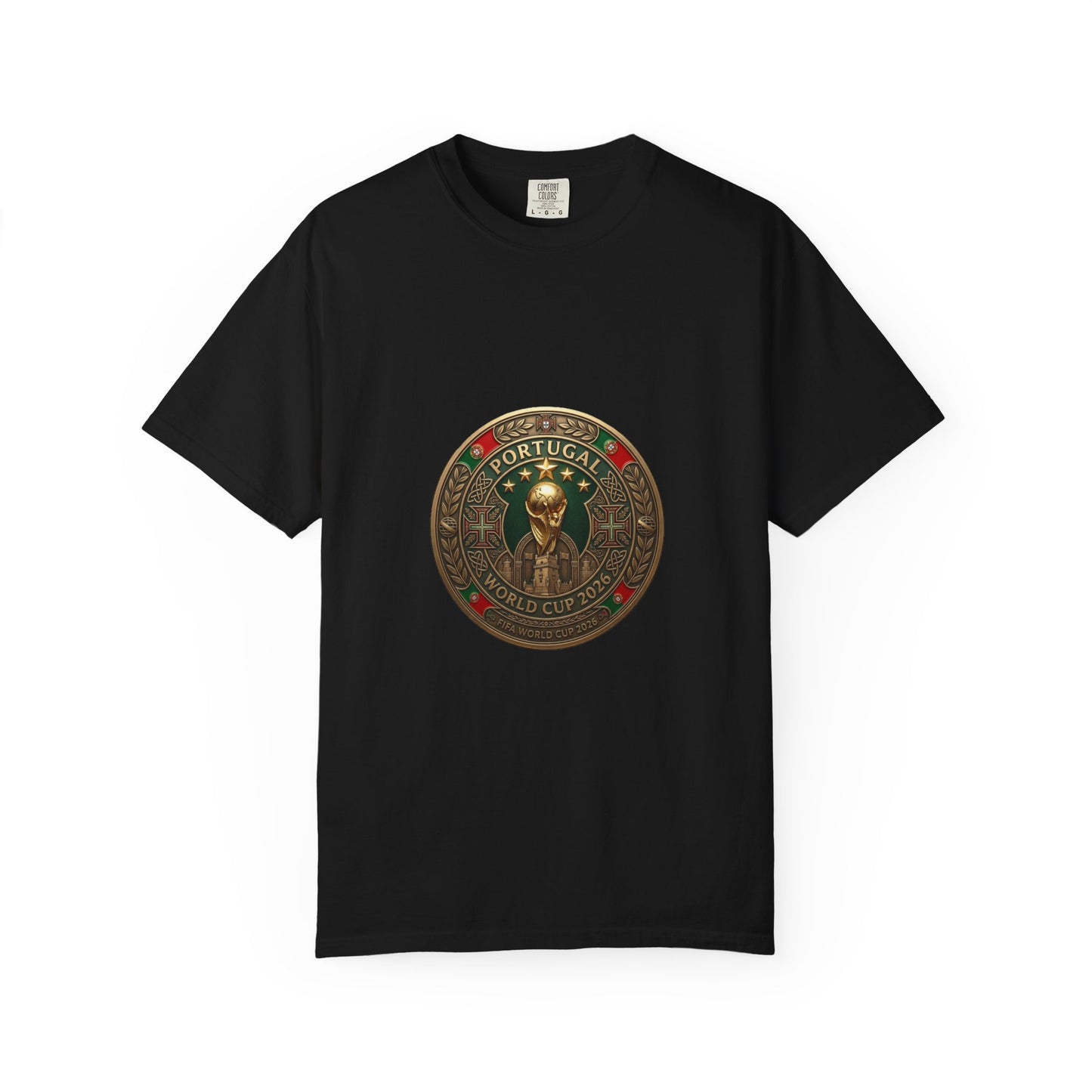 Portugal Football World Cup 2026 'Medalha de Honra' Round Medallion | Premium Graphic Tee
