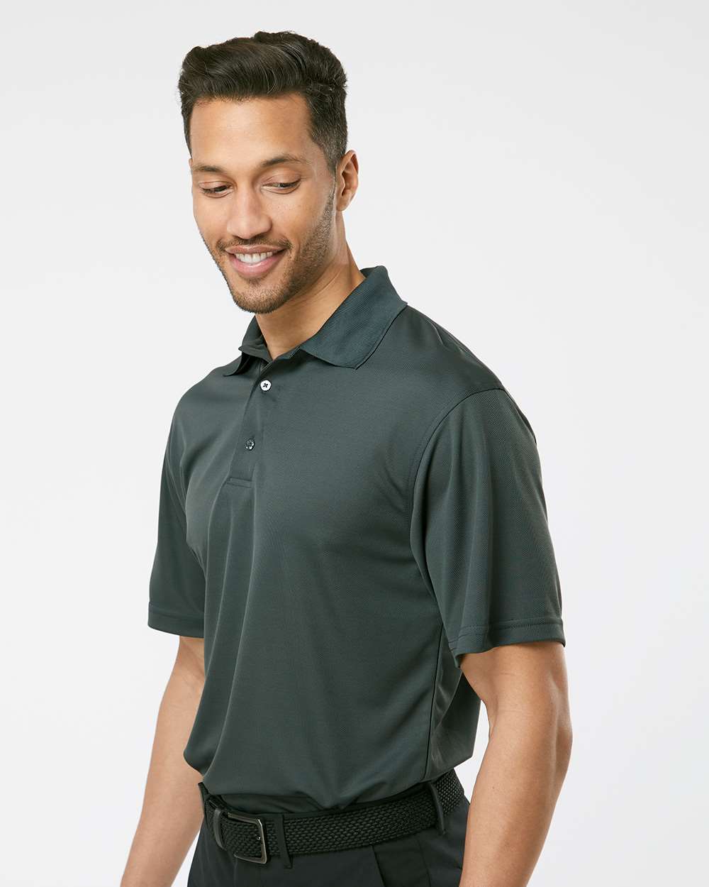 Men's Saratoga Performance Mini Mesh Polo