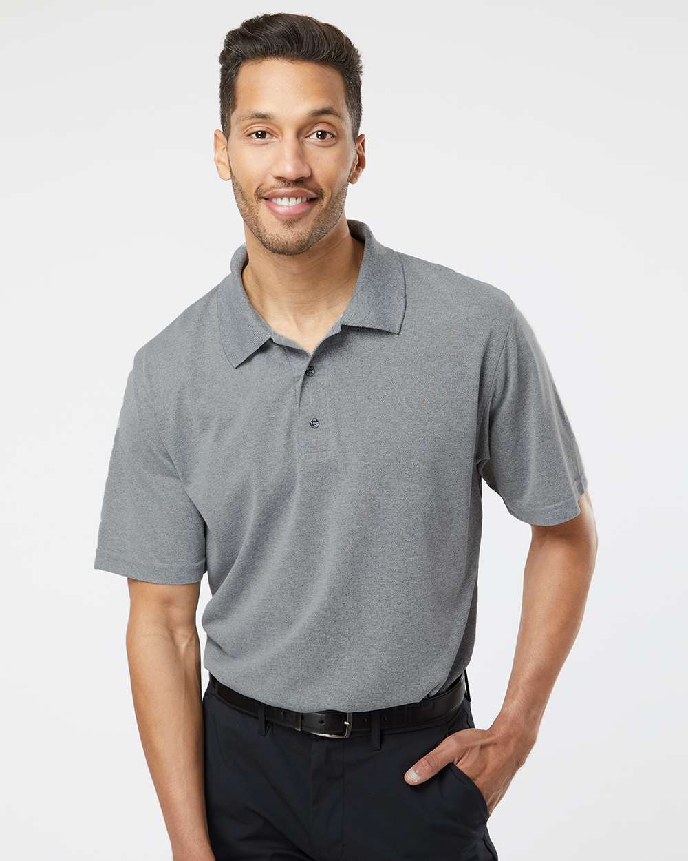 Men's Saratoga Performance Mini Mesh Polo