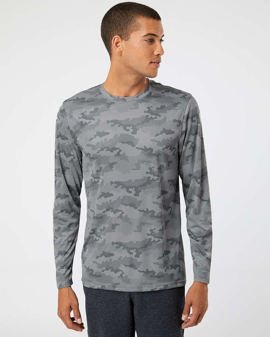 Unisex Pompano Performance Camo Long Sleeve T-Shirt