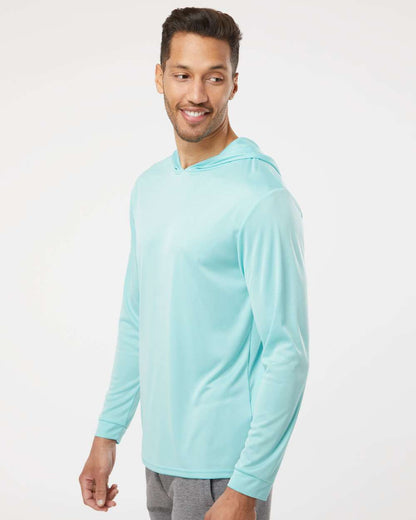 Unisex Bahama Performance Hooded Long Sleeve T-Shirt