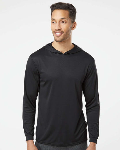 Unisex Bahama Performance Hooded Long Sleeve T-Shirt