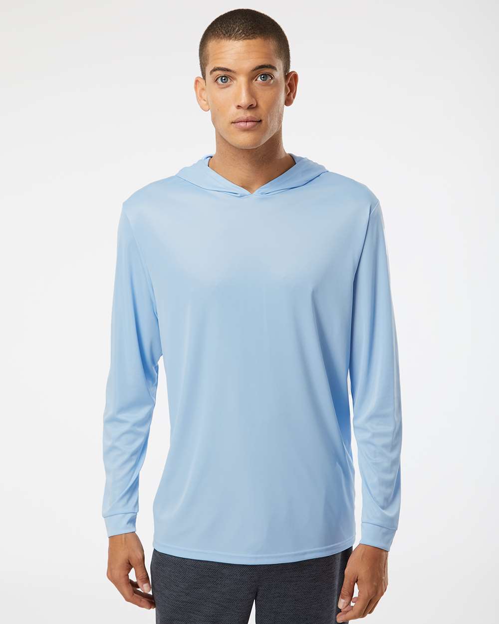 Unisex Bahama Performance Hooded Long Sleeve T-Shirt