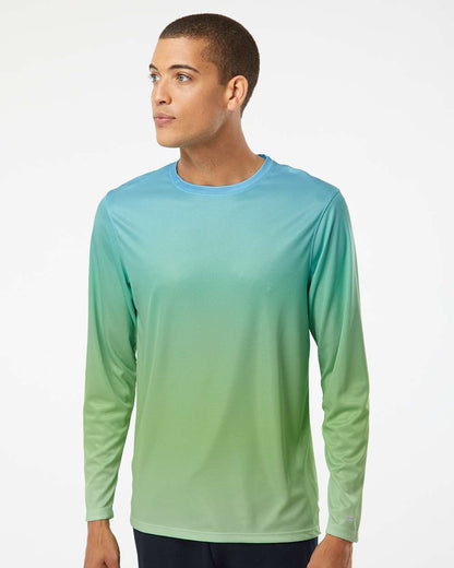 Unisex Barbados Performance Pin Dot Long Sleeve T-Shirt