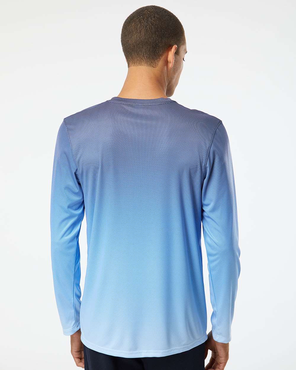 Unisex Barbados Performance Pin Dot Long Sleeve T-Shirt