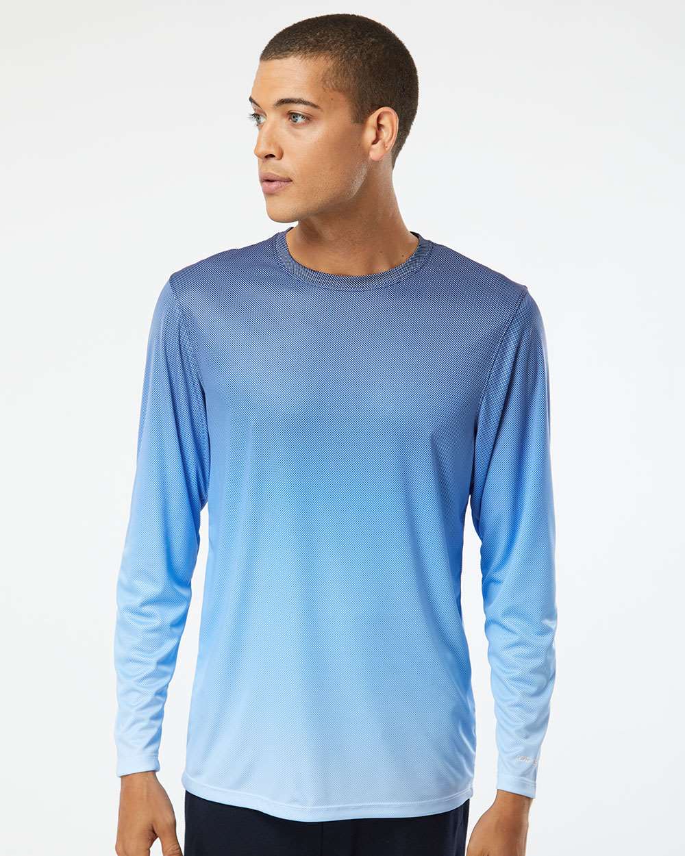 Unisex Barbados Performance Pin Dot Long Sleeve T-Shirt