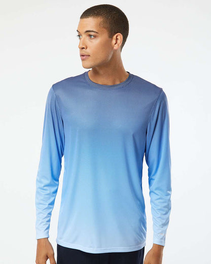 Unisex Barbados Performance Pin Dot Long Sleeve T-Shirt
