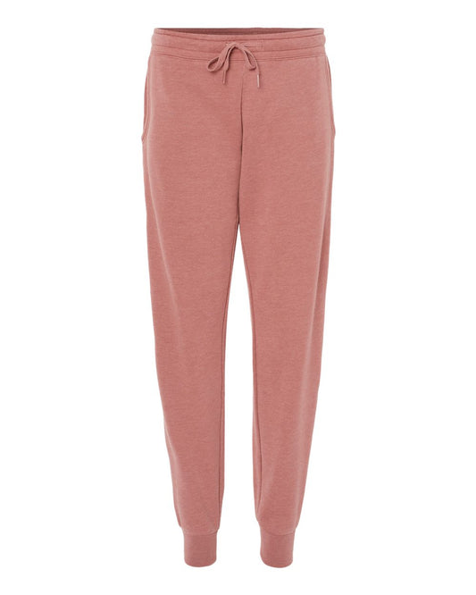 Independent Trading Co. Womens California Wave Wash Sweatpants, L, Dusty Rose