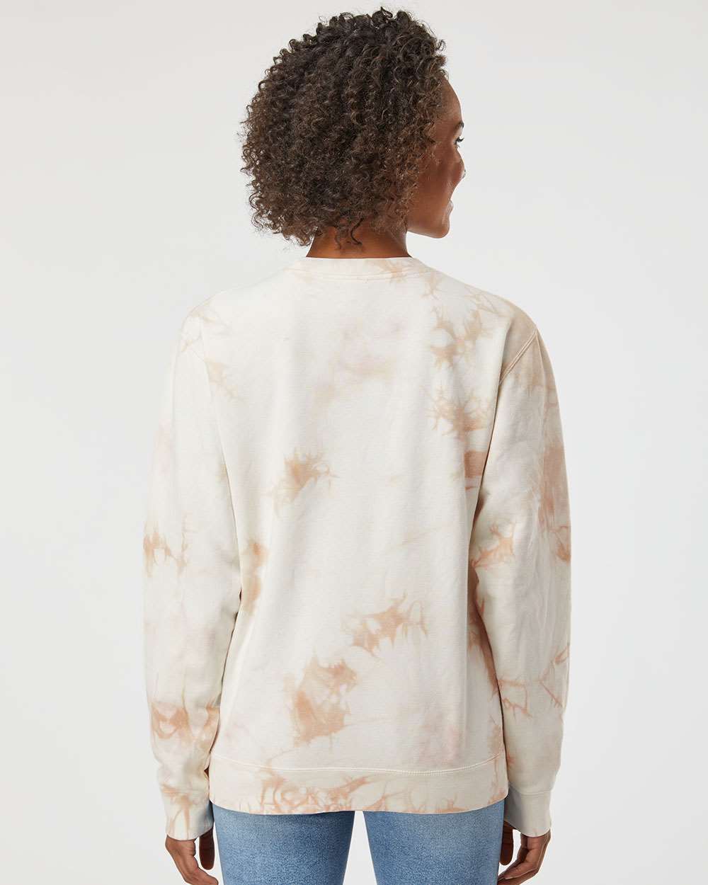 Unisex Midweight Tie-Dyed Crewneck Sweatshirt