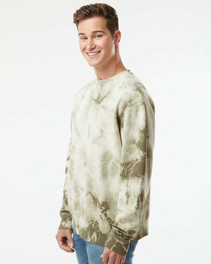 Unisex Midweight Tie-Dyed Crewneck Sweatshirt