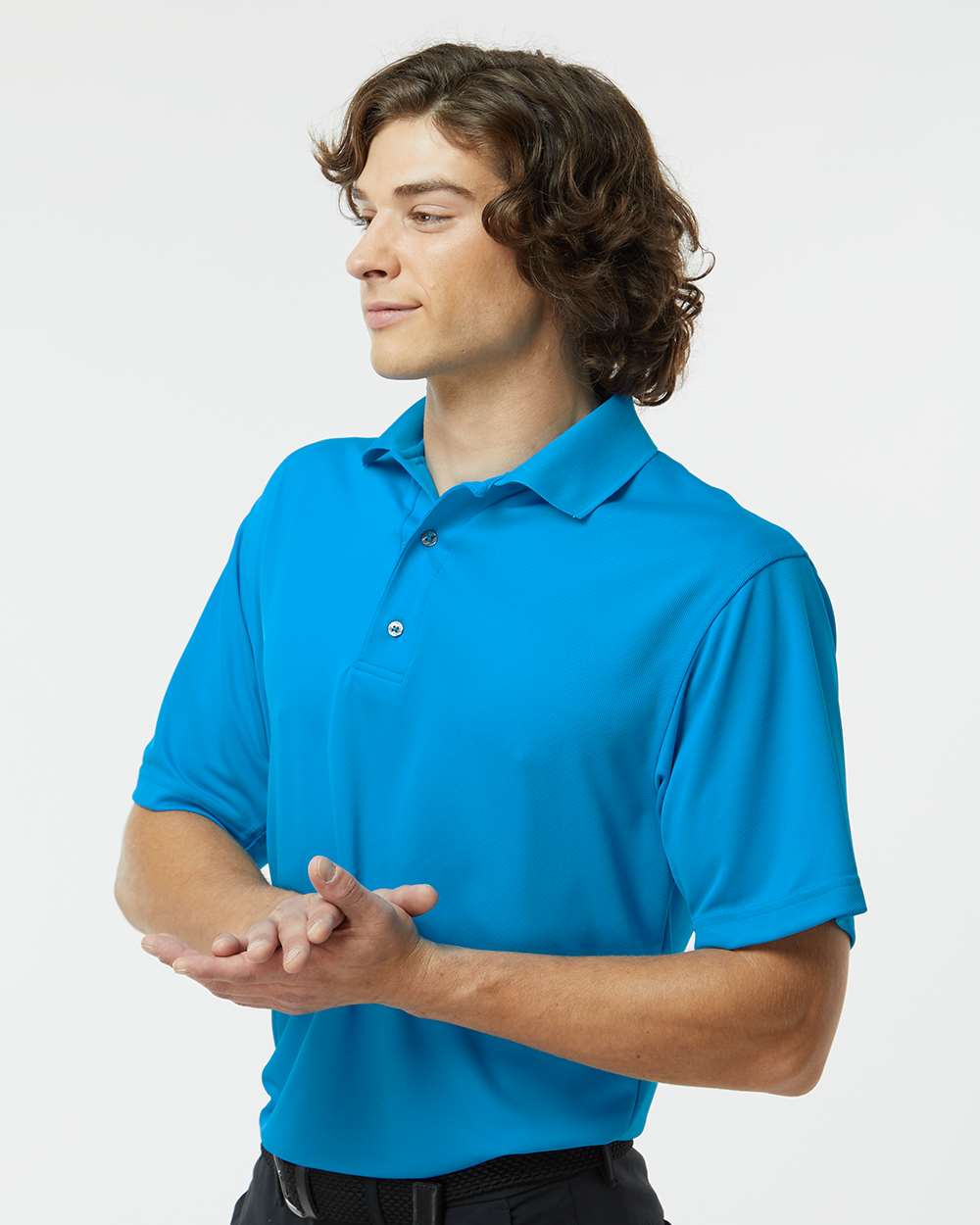Men's Saratoga Performance Mini Mesh Polo