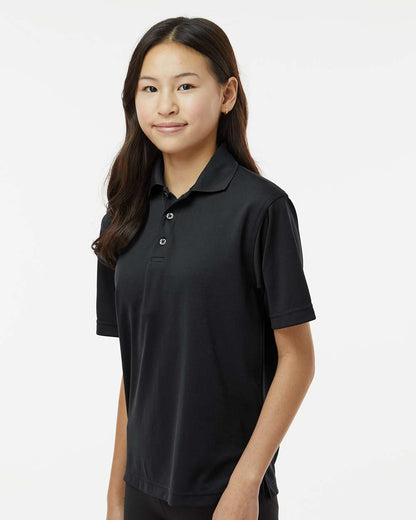 Youth Saratoga Performance Mini Mesh Polo