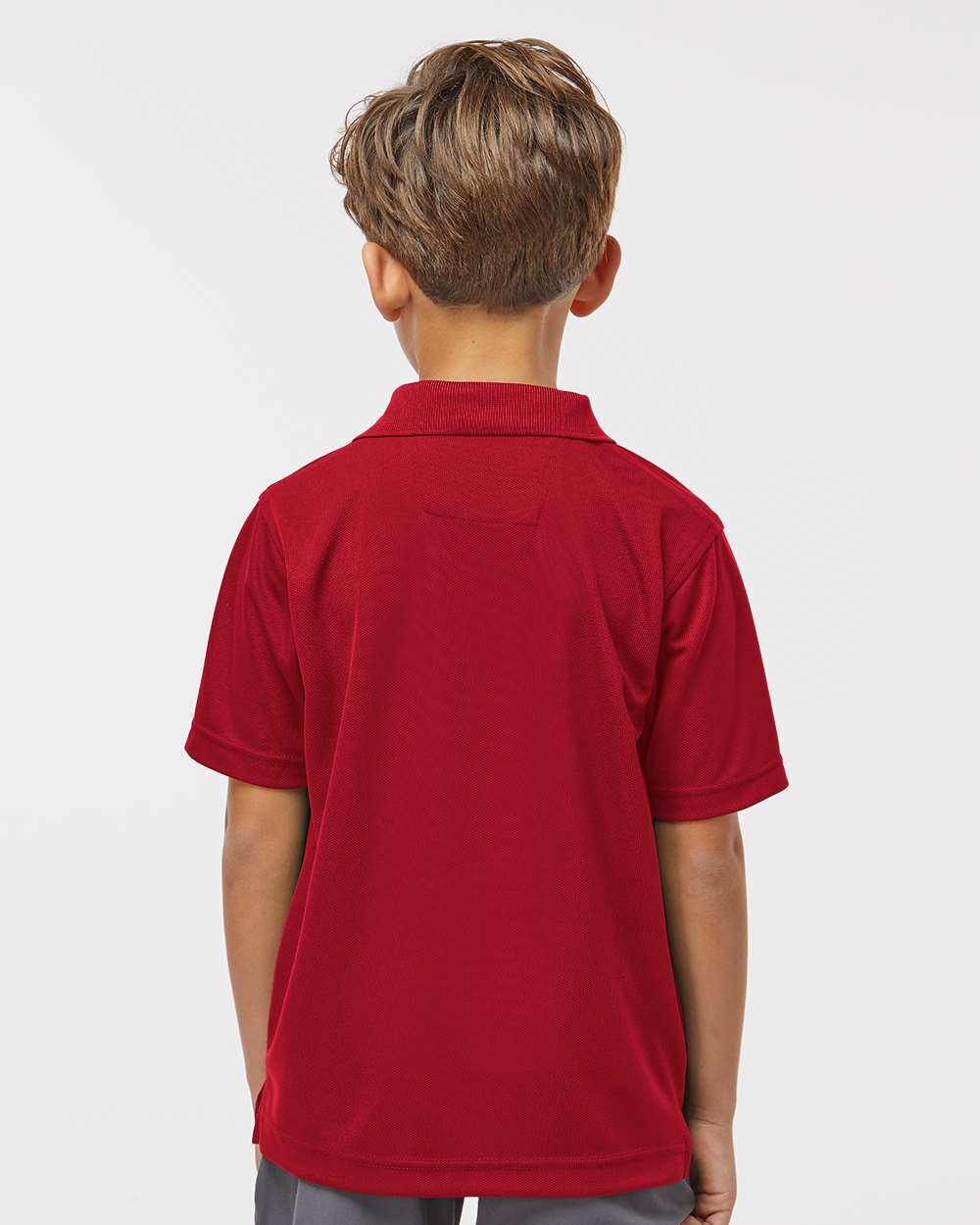 Youth Saratoga Performance Mini Mesh Polo