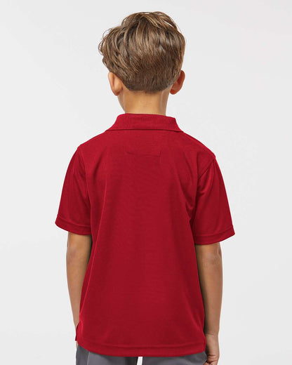 Youth Saratoga Performance Mini Mesh Polo