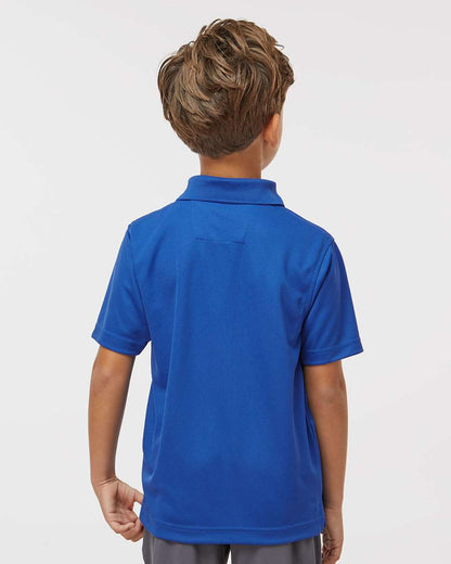 Youth Saratoga Performance Mini Mesh Polo