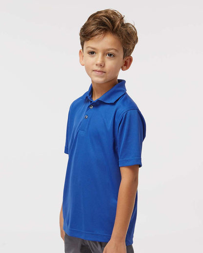 Youth Saratoga Performance Mini Mesh Polo