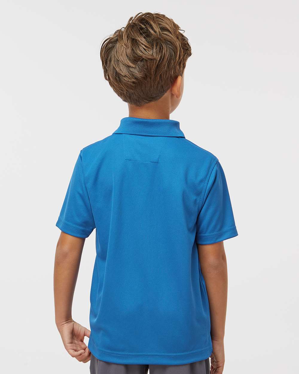 Youth Saratoga Performance Mini Mesh Polo