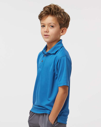 Youth Saratoga Performance Mini Mesh Polo