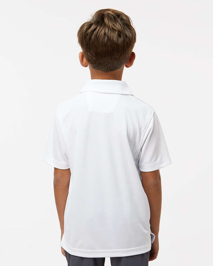 Youth Saratoga Performance Mini Mesh Polo