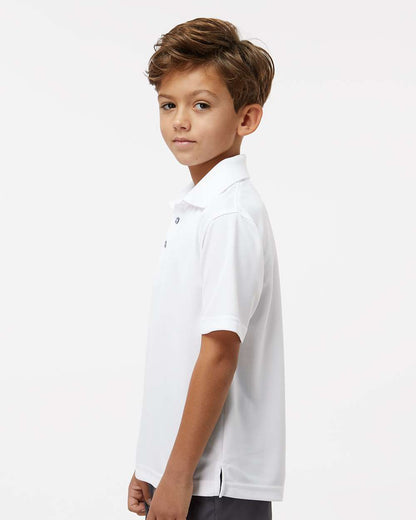 Youth Saratoga Performance Mini Mesh Polo