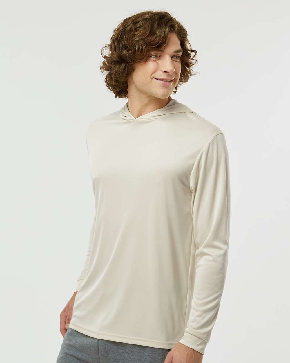 Unisex Bahama Performance Hooded Long Sleeve T-Shirt