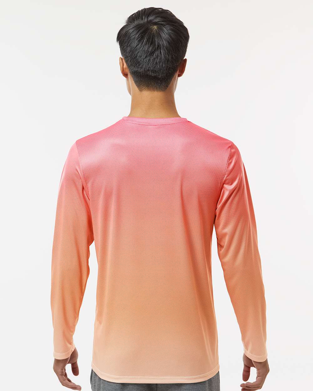 Unisex Barbados Performance Pin Dot Long Sleeve T-Shirt