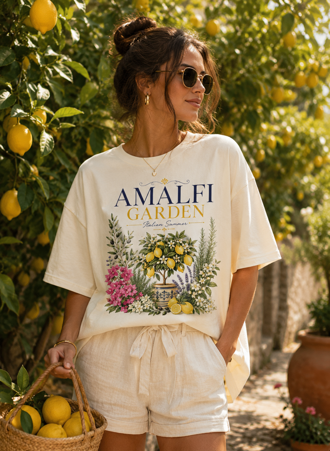 Amalfi Garden – Italian Summer | Premium Graphic Tee