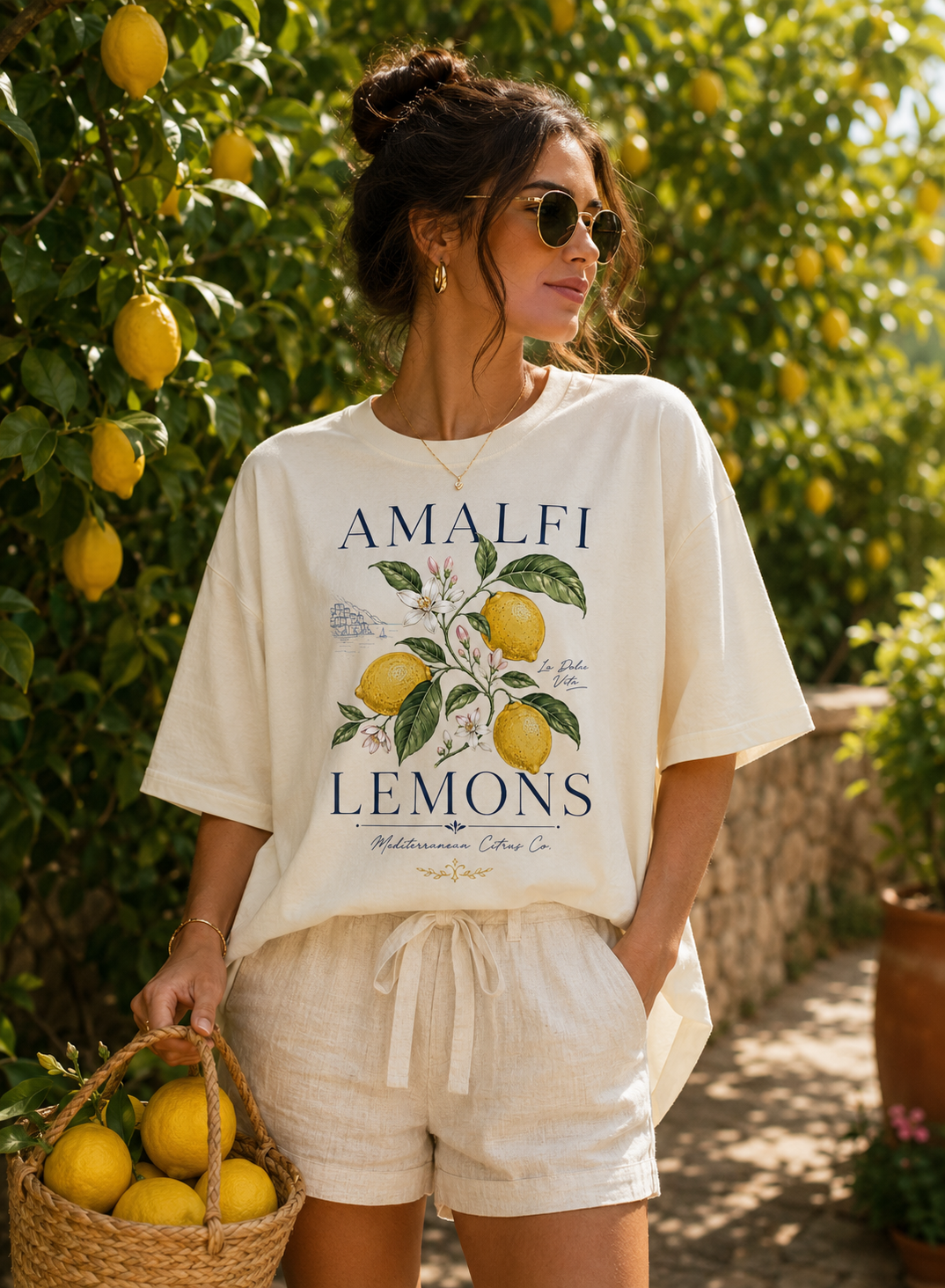 Amalfi Lemons – Mediterranean Citrus Co. | Premium Summer Tee