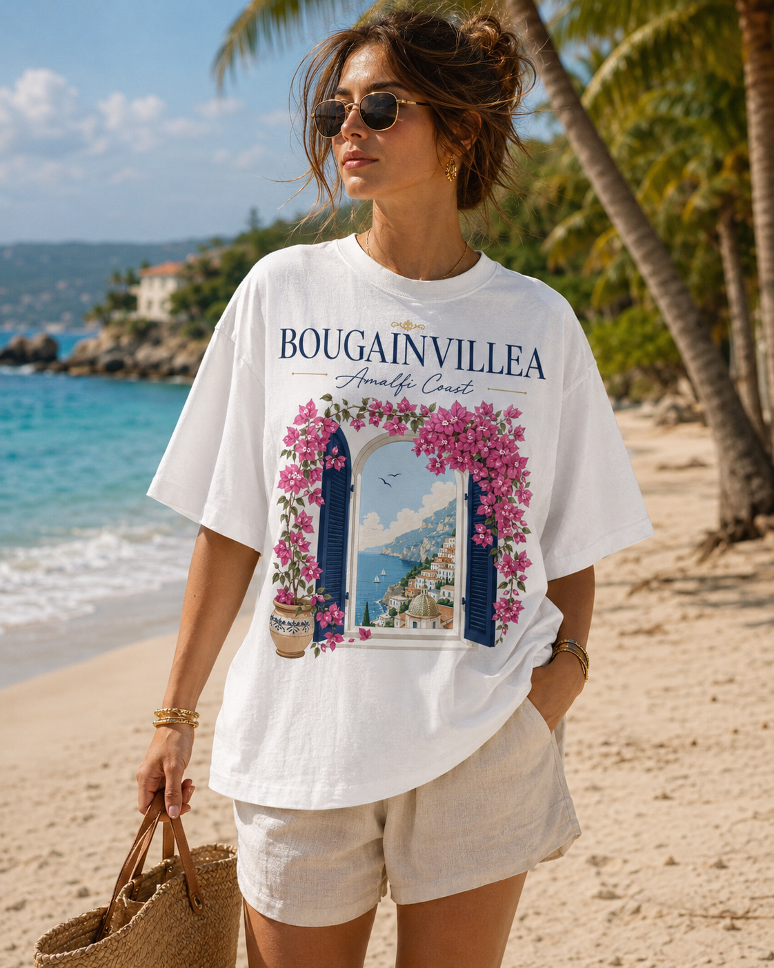 Bougainvillea – Amalfi Coast | Premium Graphic Tee