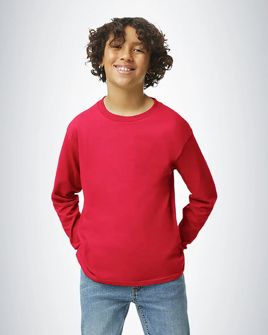 Gildan 5400B Heavy Cotton Youth Long Sleeve T-Shirt