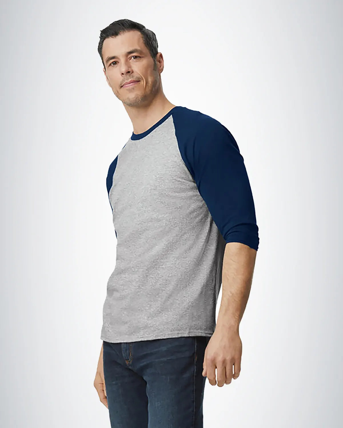 Gildan 5700 Heavy Cotton Raglan Three-Quarter Sleeve T-Shirt