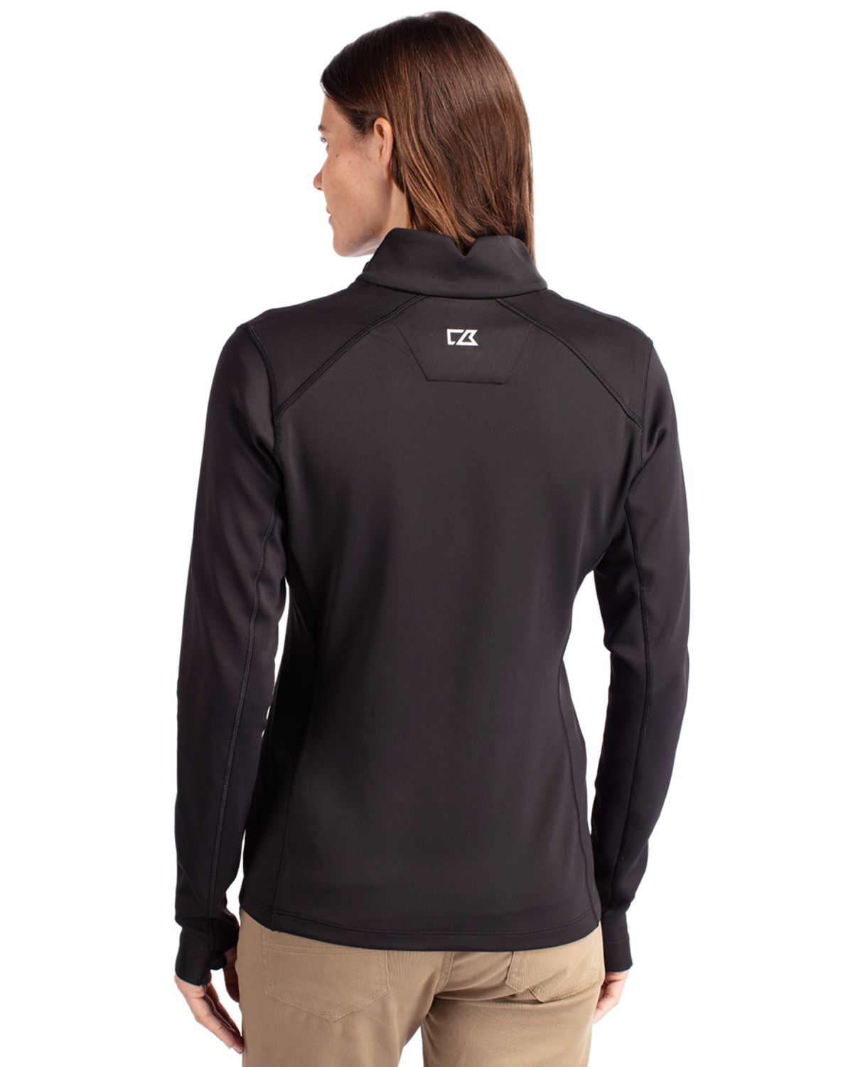 Cutter & Buck Traverse Recycled Stretch Womens Quarter Zip
