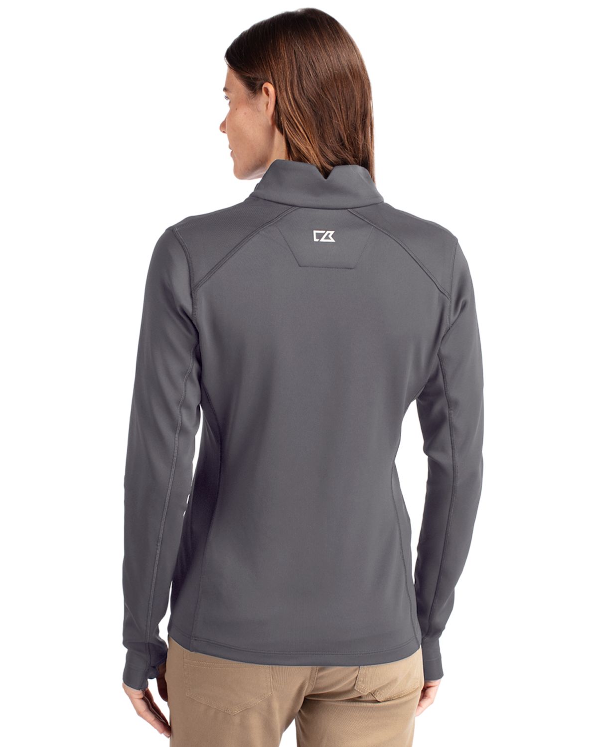 Cutter & Buck Traverse Recycled Stretch Womens Quarter Zip