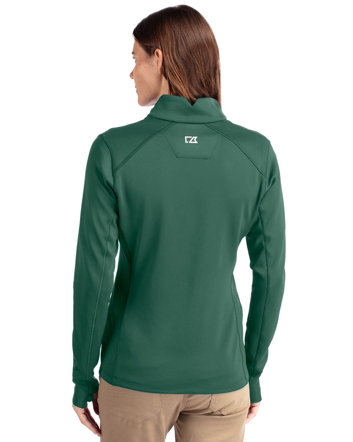 Cutter & Buck Traverse Recycled Stretch Womens Quarter Zip