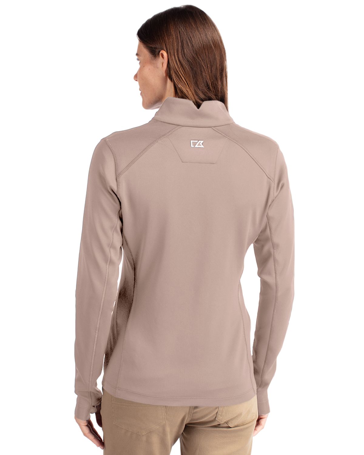 Cutter & Buck Traverse Recycled Stretch Womens Quarter Zip